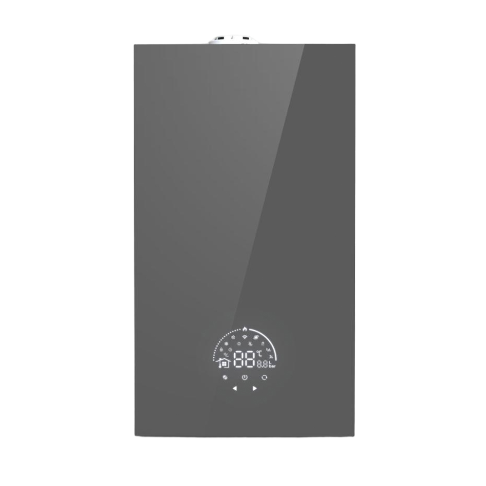 A02 Glass Panel Wall Mounted Combi Gas Boiler with WIFI
